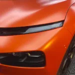 Ravoony Plus Pure Metal Orange Car Vinyl Wrap