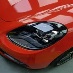 Ravoony Plus Glossy Porsche Orange Car Vinyl Wrap