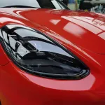 Ravoony Plus Glossy Porsche Orange Car Vinyl Wrap