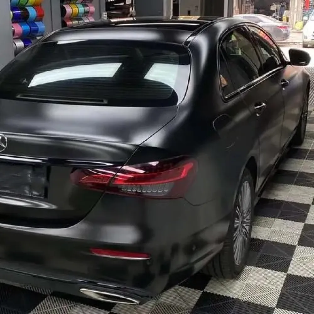 Ravoony Plus Pure Metal Black Car Vinyl Wrap