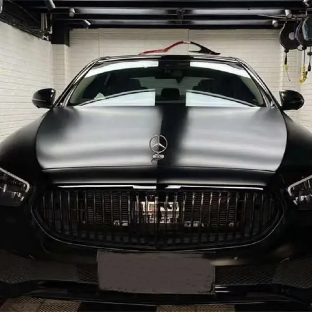 Ravoony Plus Pure Metal Black Car Vinyl Wrap