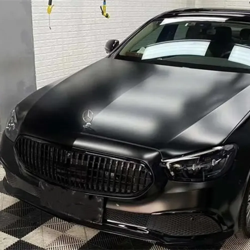 Ravoony Plus Pure Metal Black Car Vinyl Wrap