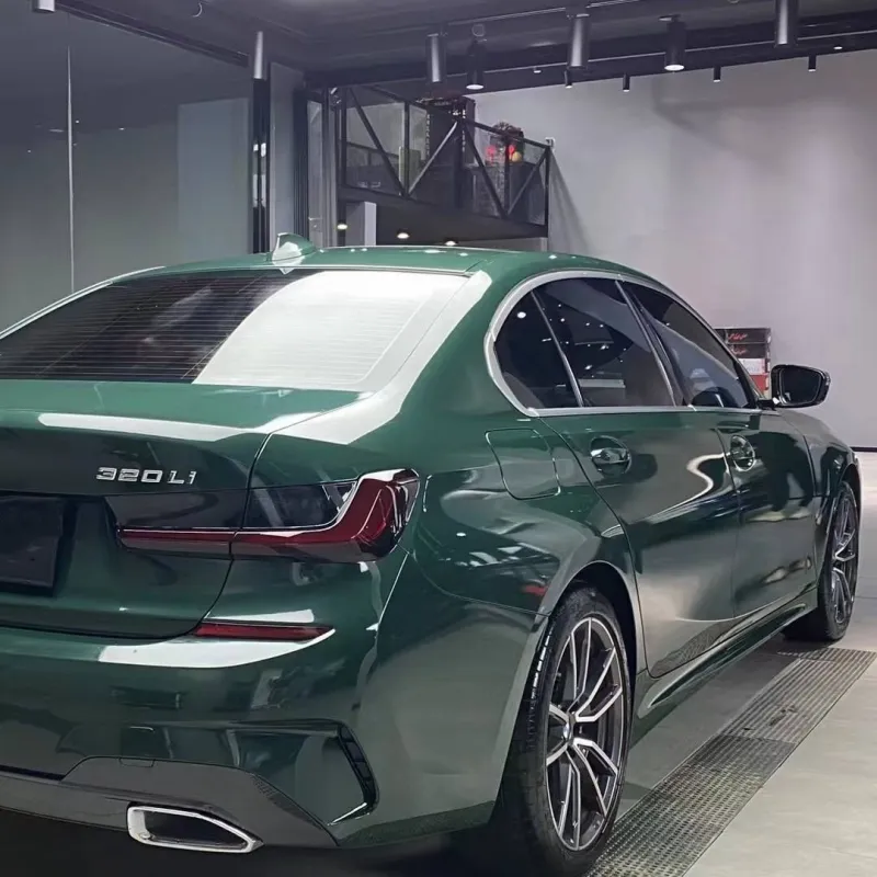 Ravoony Plus PET Glossy Viridis Green Car Vinyl Wrap