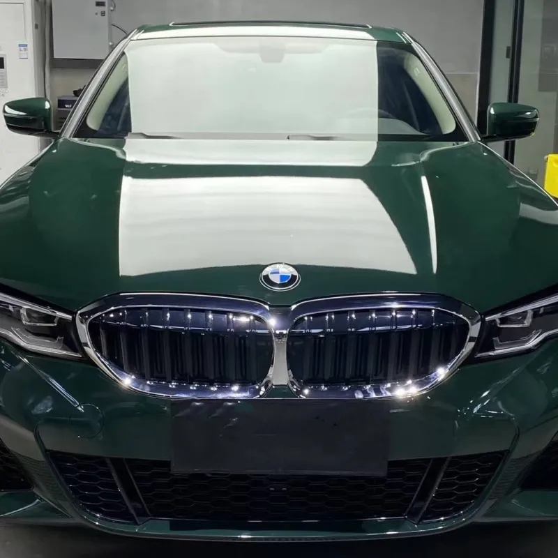Ravoony Plus PET Glossy Viridis Green Car Vinyl Wrap