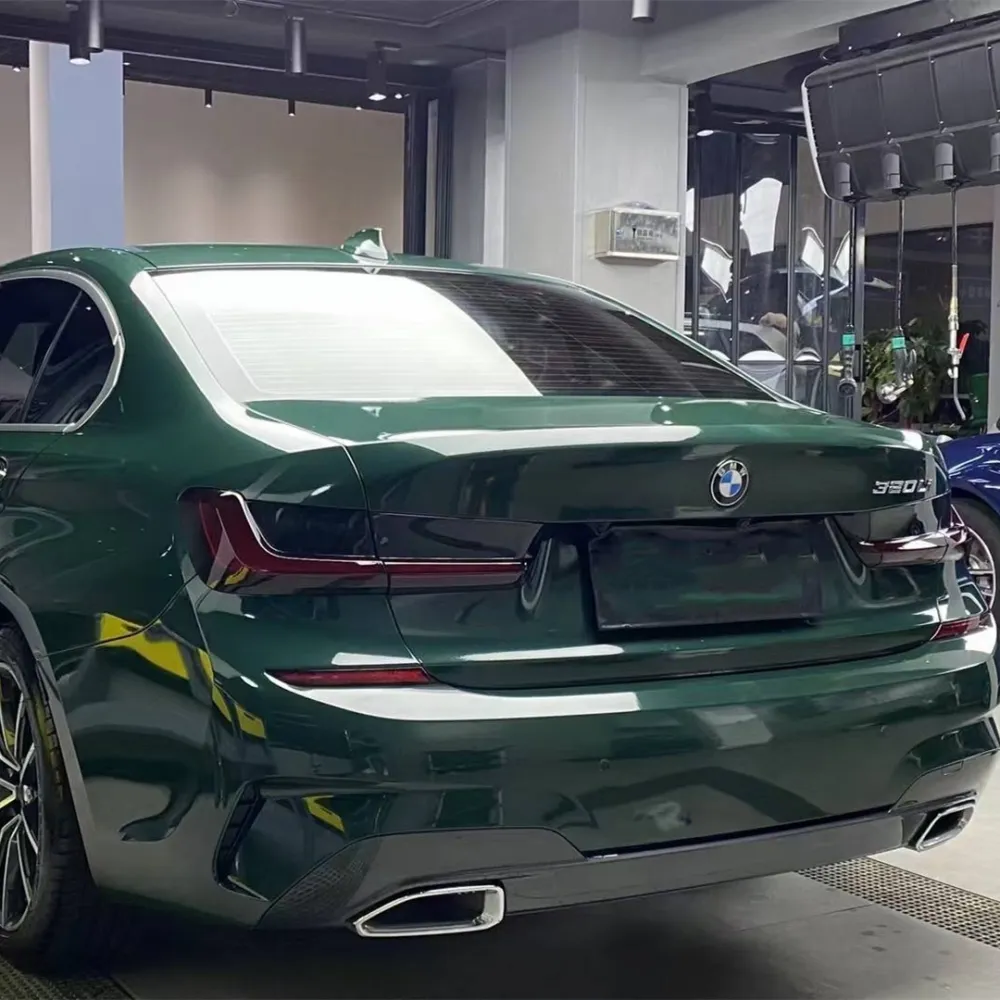 Ravoony Plus PET Glossy Viridis Green Car Vinyl Wrap