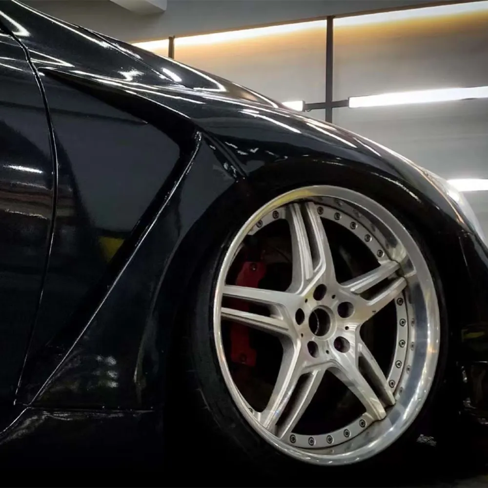 Ravoony Plus Gloss Metallic Black Car Vinyl Wrap