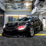Ravoony Plus Gloss Metallic Black Car Vinyl Wrap