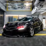 Ravoony Plus Gloss Metallic Black Car Vinyl Wrap