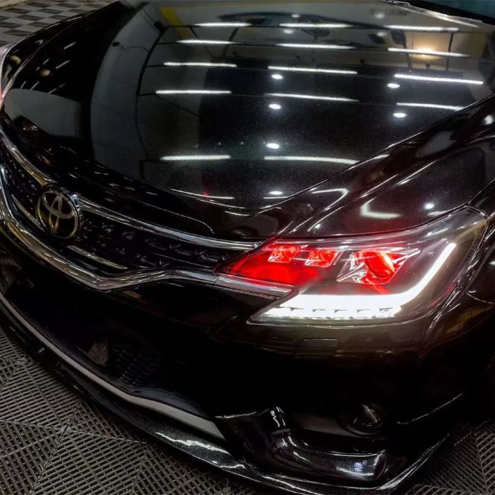 Ravoony Plus Gloss Metallic Black Car Vinyl Wrap