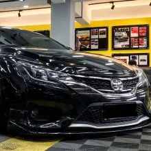 Gloss Metallic Black Car Vinyl Wrap