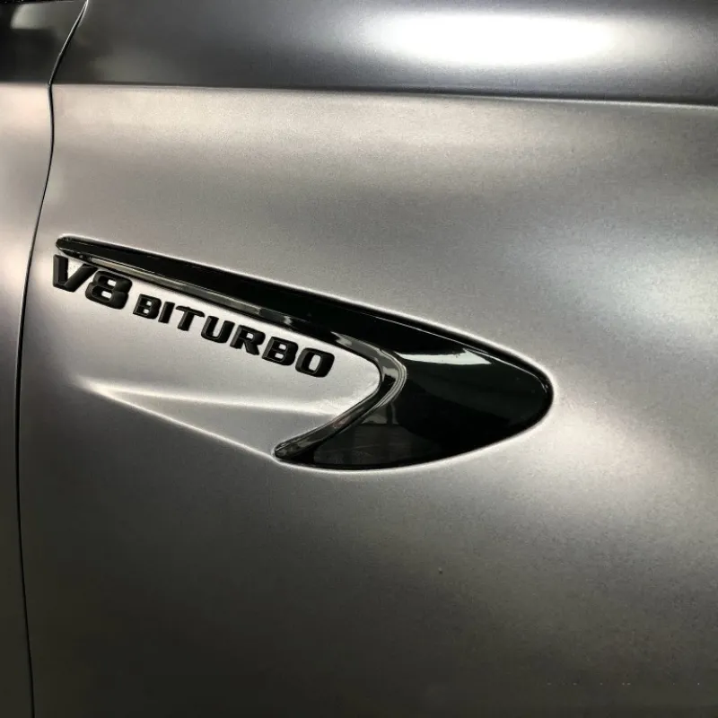 Pure Metal Dark Grey Car Vinyl Wrap