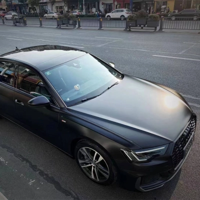 Ravoony Plus PET Sanding Dark Car Vinyl Wrap 02