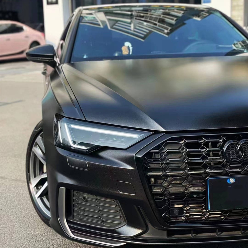 Ravoony Plus PET Sanding Dark Car Vinyl Wrap