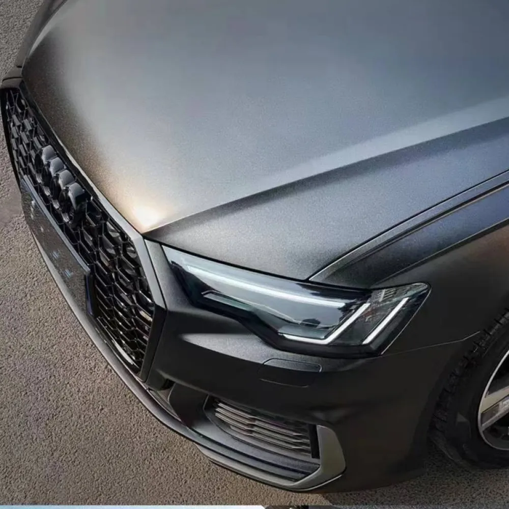 Ravoony Plus PET Sanding Dark Car Vinyl Wrap