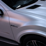 Ravoony Plus Pure Metal White Car Vinyl Wrap
