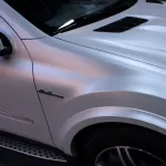 Ravoony Plus Pure Metal White Car Vinyl Wrap