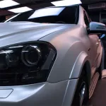Ravoony Plus Pure Metal White Car Vinyl Wrap