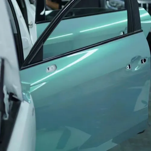 Ravoony Twin Candy Grey Green Color Fliper Car Wrap