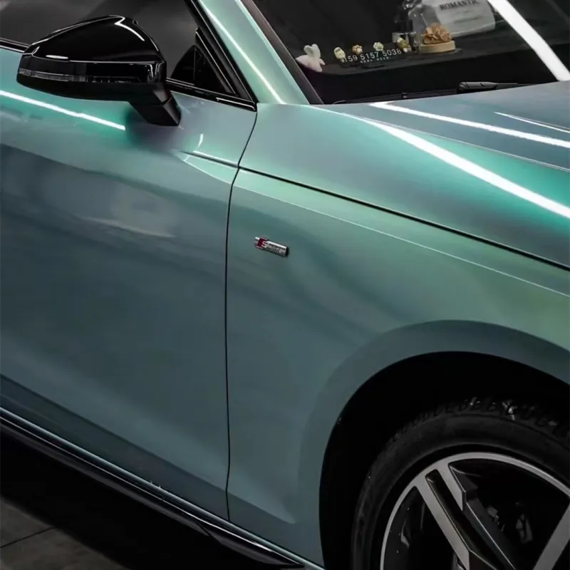 Ravoony Plus Twin Candy Grey Green Color Fliper Car Wrap