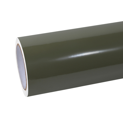 Ravoony Plus Gloss Khaki Green Car Vinyl Wrap Mini Cooper Wrap 01