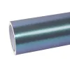 Ravoony Matte Diamond Grey Blue Car Vinyl Wrap
