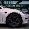 Ravoony PET Flower Pink Car Wrap