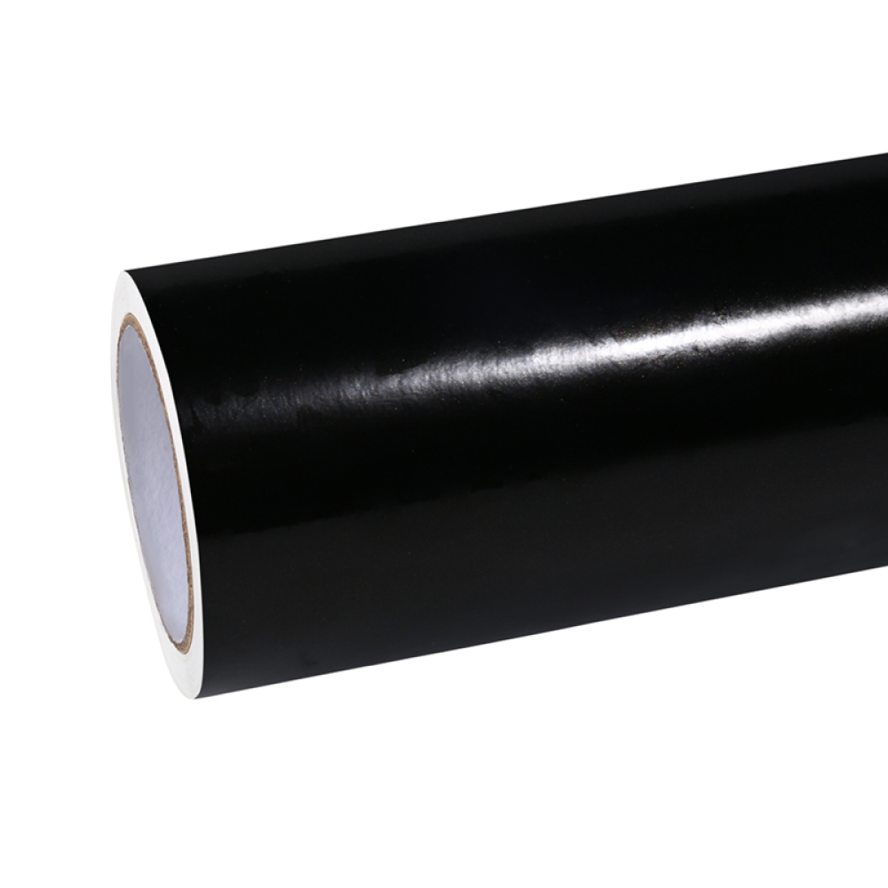 Ravoony Plus Pure Metal Black Car Vinyl Wrap Dodge Challenger Wrap