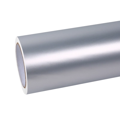 Ravoony Plus Ultimate Flat Silver Car Vinyl Wrap QX80 Wrap 01