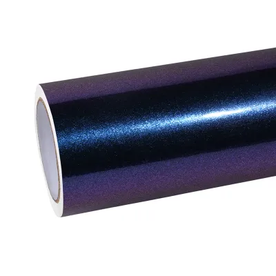 Ravoony Purple And Blue Chameleon Car Wrap