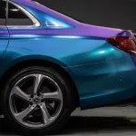 Ravoony Plus Purple And Blue Chameleon Car Wrap