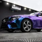 Ravoony Plus Purple And Blue Chameleon Car Wrap