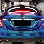 Ravoony Plus Purple And Blue Chameleon Car Wrap
