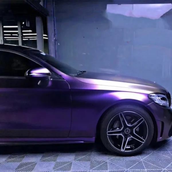 Ravoony Chameleon Purple Red Vinyl Car Wrap