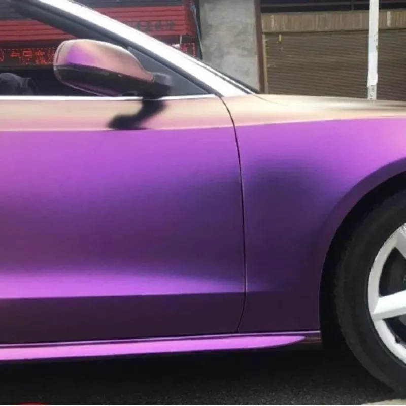 Ravoony Diamond Purple Car Wrap
