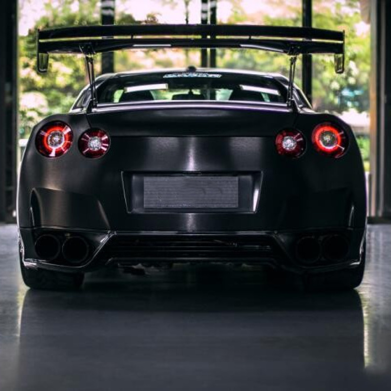 Ravoony Plus Metallic Brushed Black Car Vinyl Wrap