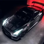 Ravoony Plus Metallic Brushed Black Car Vinyl Wrap