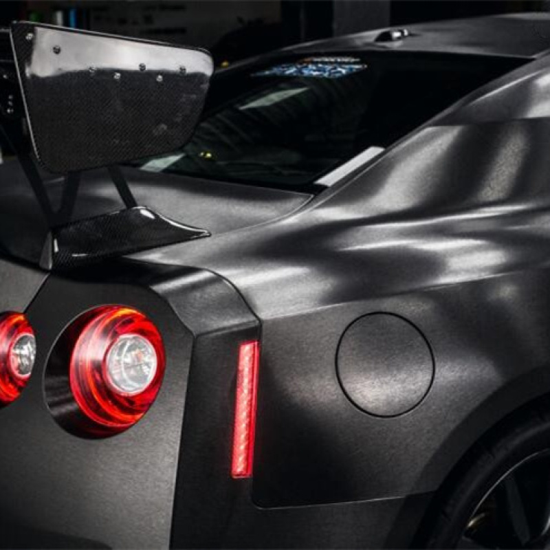 Ravoony Plus Metallic Brushed Black Car Vinyl Wrap