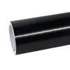 Ravoony Plus Metallic Brushed Black Car Vinyl Wrap
