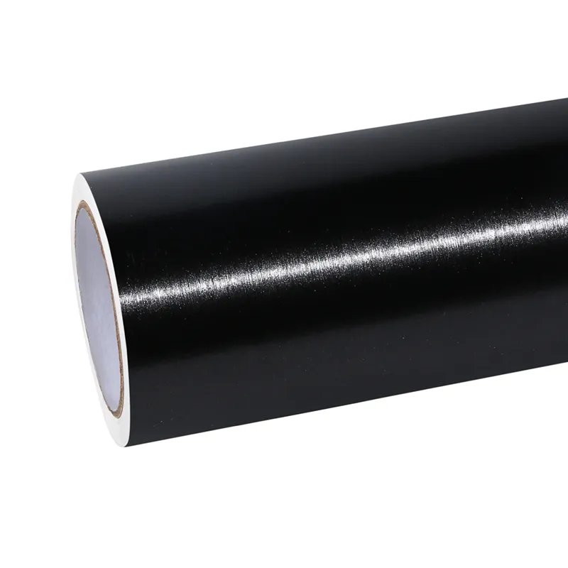 Ravoony Plus Metallic Brushed Black Car Vinyl Wrap
