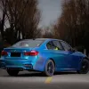 Ravoony Glossy Laser Blue Car Vinyl Wrap