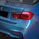 Ravoony Plus Glossy Laser Blue Car Vinyl Wrap