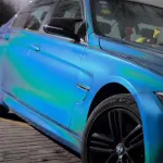 Ravoony Plus Glossy Laser Blue Car Vinyl Wrap