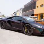 Ravoony Plus Glossy Laser Black Car Vinyl Wrap