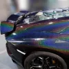Ravoony Glossy Laser Black Car Vinyl Wrap