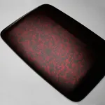 Ravoony Plus Matte Carbon Fiber Forging Red Vinyl Car Wrap