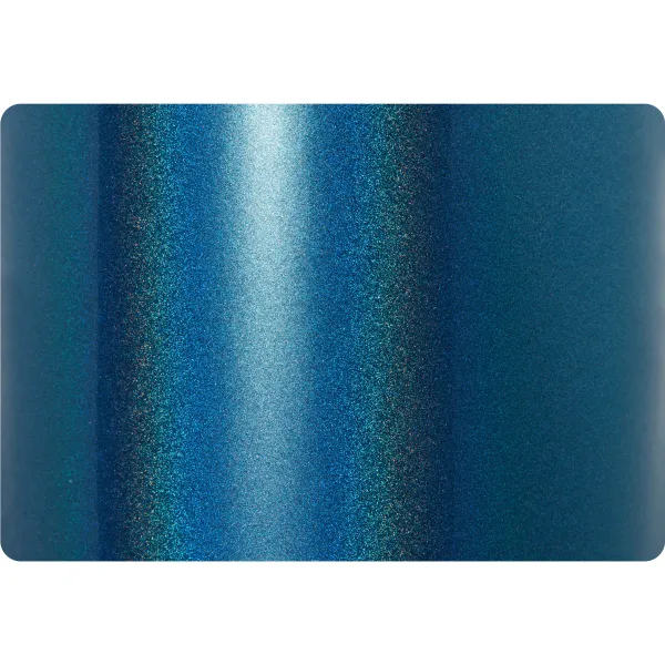 Ravoony Glossy Laser Blue Car Vinyl Wrap