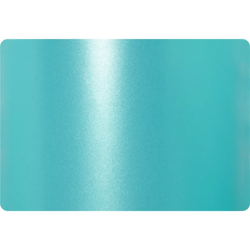 Pure Metal Tiffany Blue Car Wrap