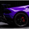 Ravoony Glossy Fluorescent Purple Car Vinyl Wrap