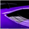 Ravoony Glossy Fluorescent Purple Car Vinyl Wrap