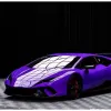 Ravoony Glossy Fluorescent Purple Car Vinyl Wrap